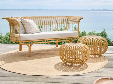 BELLADONNA EXTERIOR - Alu-Rattan and ArtFibre garden sofa by Sika Design - view 3
